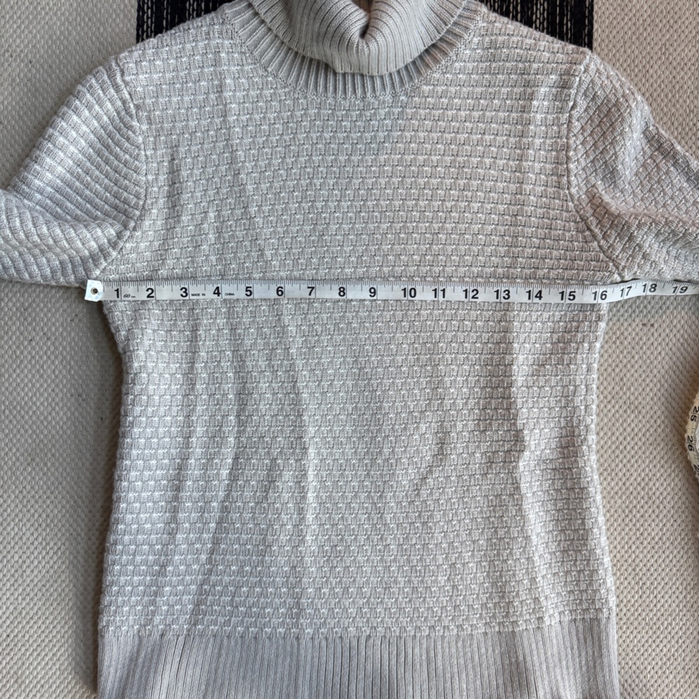 J.Crew Sweater Women's Great Long Sleeve Turtleneck Knit Sweater Size S - Picture 6 of 9